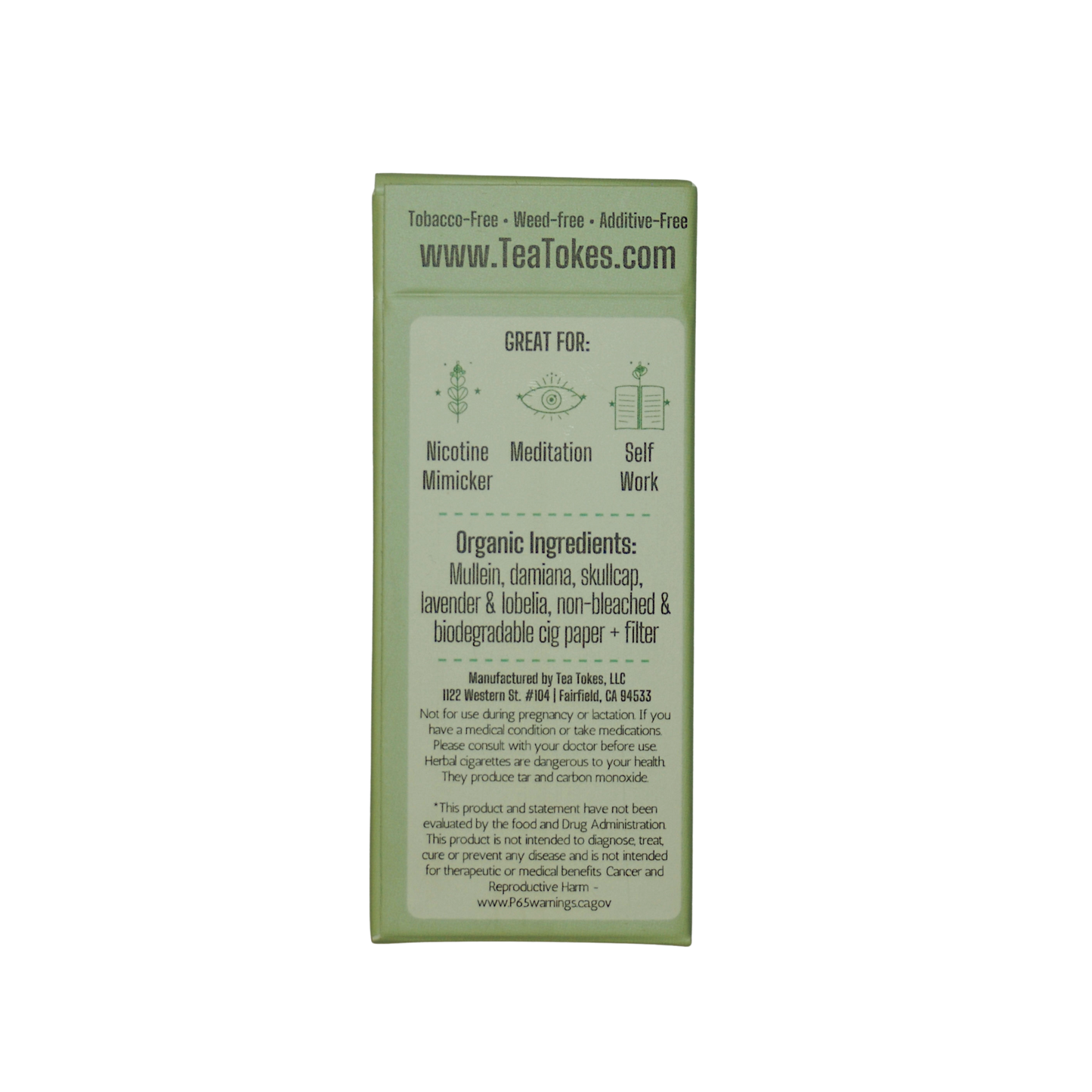 'Inner Work' herbal cigarettes, second view